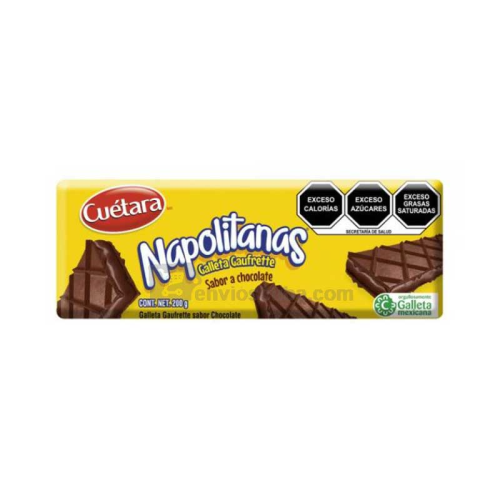 Galleta Napolitanas chocolate, 200 g