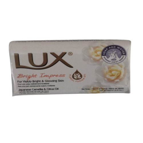 LUX JABON DE TOCADOR 80 GR BRIGHT IMPRESS   M/LUX