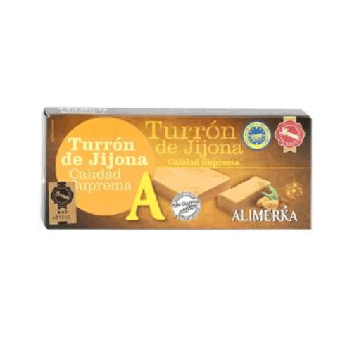 Turrón Jijona Calidad Suprema ALIMERKA, estuche 250 g