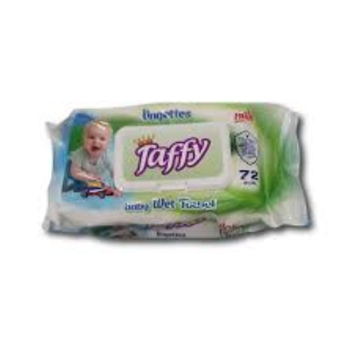 PA╤ITOS HUMEDOS  TAFFY BABY  72 PCS