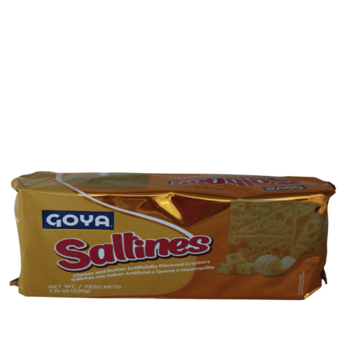 GALLETAS SALTINES CON SABOR ARTIFICIAL A QUESO Y MANTEQUILLA, PAQUETE 220G,