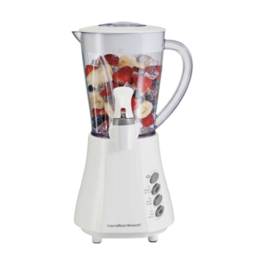 Hamilton Beach Wave Station Express Licuadora de 9 Funciones | Wave Action | 1.4L | 350W | Blanco