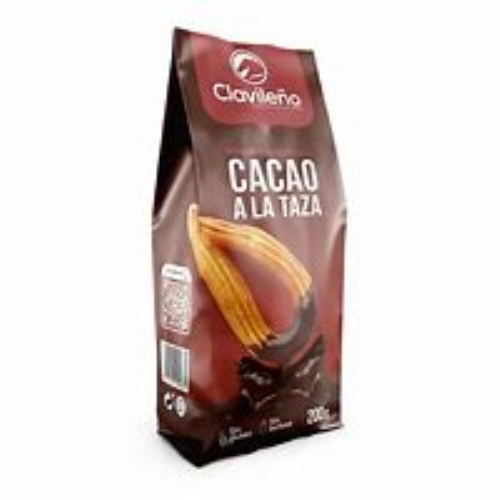 CHOCOLATE EN POLVO TAZA S/AZUCAR CLAVILENO 200 GR 