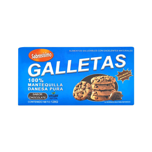 Galletas con pepitas de chocolate 128 g