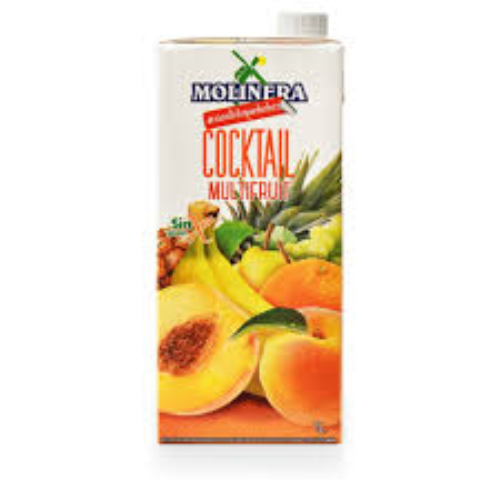 Nectar de  Multifrutas sin azucar Brik  1 L   Molinera 