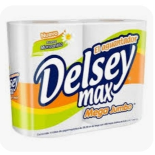 PAPEL HIGIENICO DELSEY MAX 400 H/D MEGA