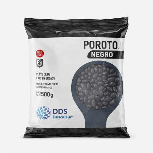 Frijol Negro (Poroto) DDS DESDELSUR Bolsa PN 500 gr