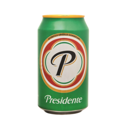 ¨ 12Oz¨, cerveza en lata ¨Presidente¨