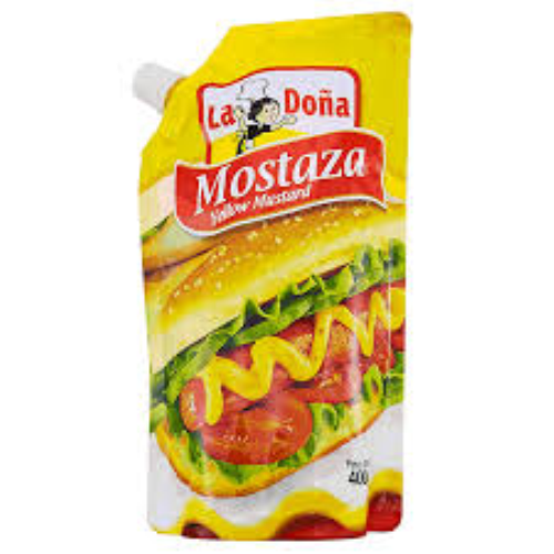 SALSA MOSTAZA 200 GR LA DONA 