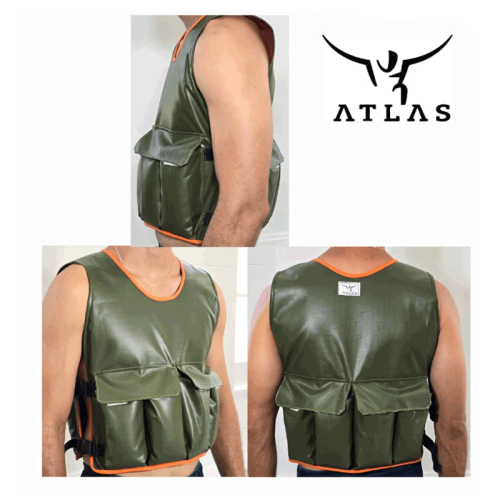 Chaleco lastrado con arena