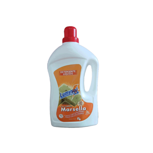 Detergente líquido con jabón Marsella Lumysol, 3L