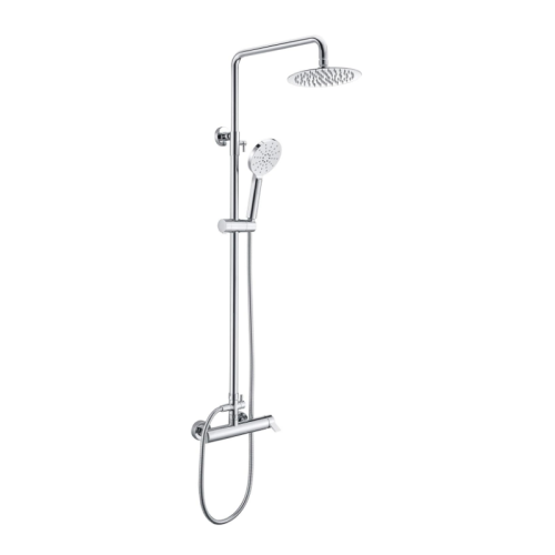 Columna de ducha con barra extensible serie Elba