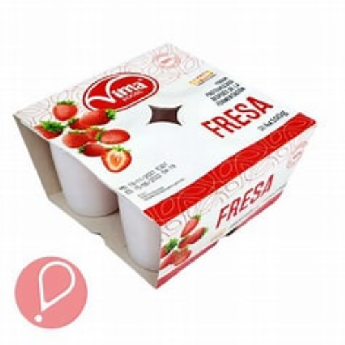 YOGUR PASTEURIZADO FRESA 100GR