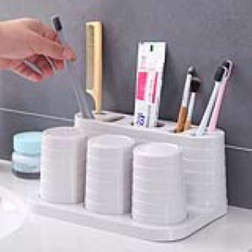 SET PLÁSTICO ORGANIZADOR DE BAÑO 