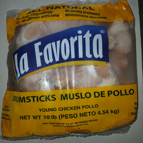 4.5 kg - Muslo de Pollo c/piel y hueso