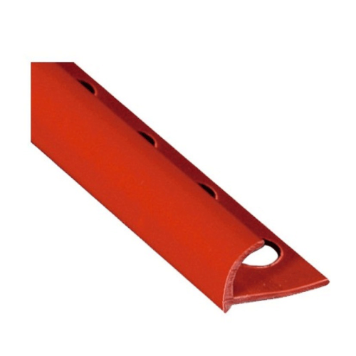 Guardacanto rojo de PVC