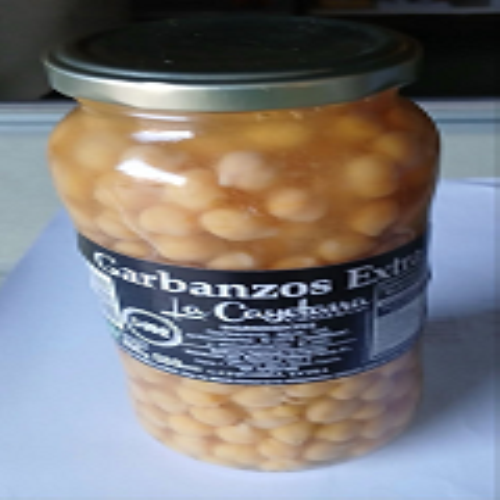 GARBANZOS EXTRA TARRO CRISTAL LA CAYETAN