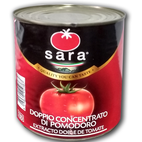 800 g-Puré de tomate doble concentrado