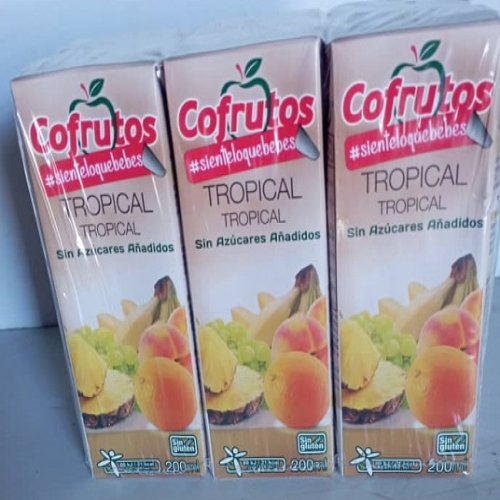 6X200 ml - Nectar Tropical sin Azucar 