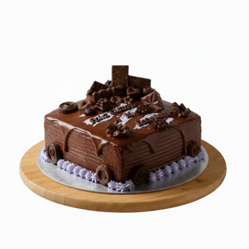 Torta de Chocolate (Cuadrada) 22x22x7cm