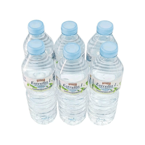 Agua mineral natural Gourmet, 6 x 500 ml