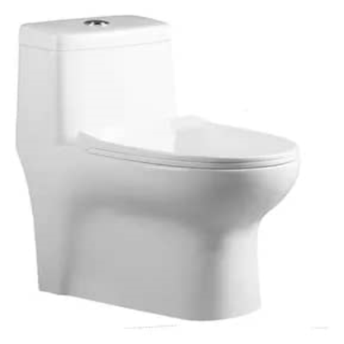 MUEBLE SANITARIO BLANCO SIFÓNICO DE UNA PIEZA   M/SM, INCLUYE TAPA DEL SANITARIO