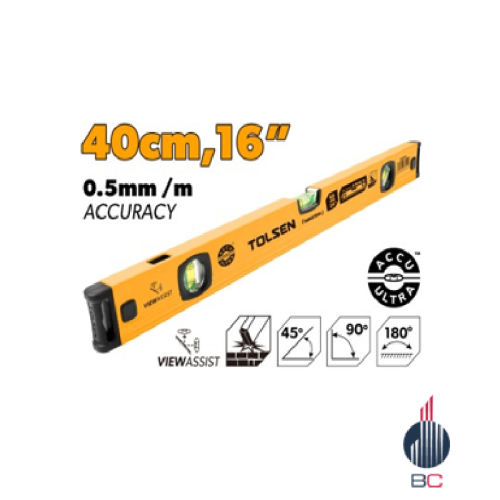 Nivel de burbuja (industrial) 40 cm, 16