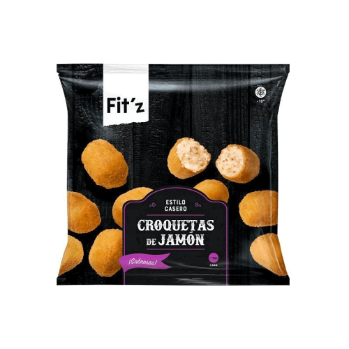 Croquetas de jamón precocidas congeladas FIT'Z 300 g