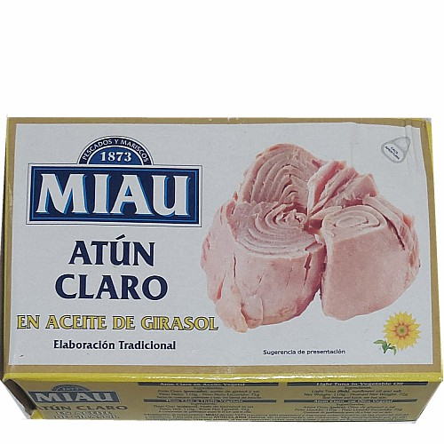 Atún claro en aceite vegetal, 110 g