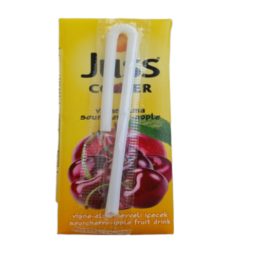 
(MLC) JUSS  100% JUGO DE MANZANA Y CEREZA 200 ML X 27 PCS TETRAPAK   M/