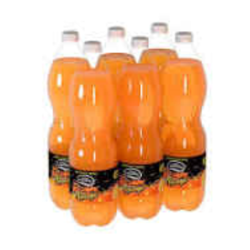 6x1500 ml Refresco Naranja
