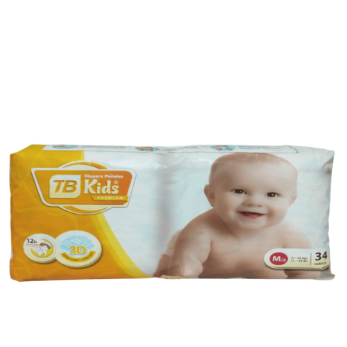 CULEROS DESECHABLES P/BEBE MENOS 5KG A 10 KG TALLA M /2  