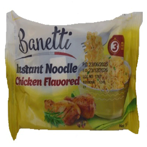 Sopa instantanea sabor pollo, 75 gr