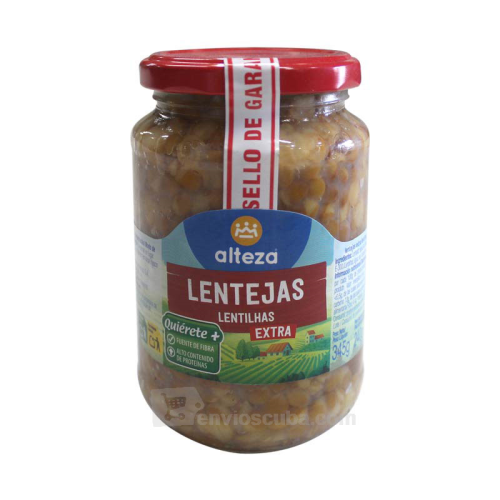 Lentejas cocidas, 345 g