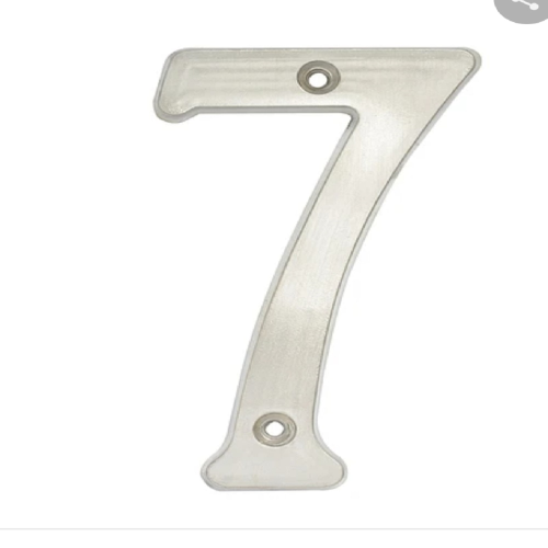 Numero 7 slim 4 cromo satinado 