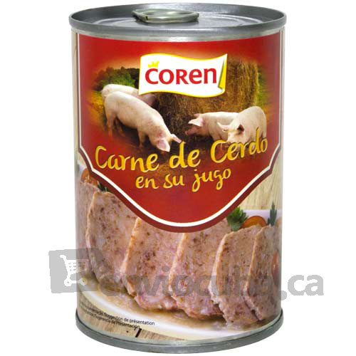 400 g-Carne de cerdo en su jugo