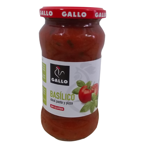 Salsa de tomate Basílico, 350 g