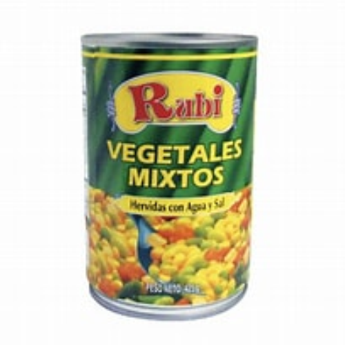 Vegetales Mixtos en Agua y Sal 425g RUBI