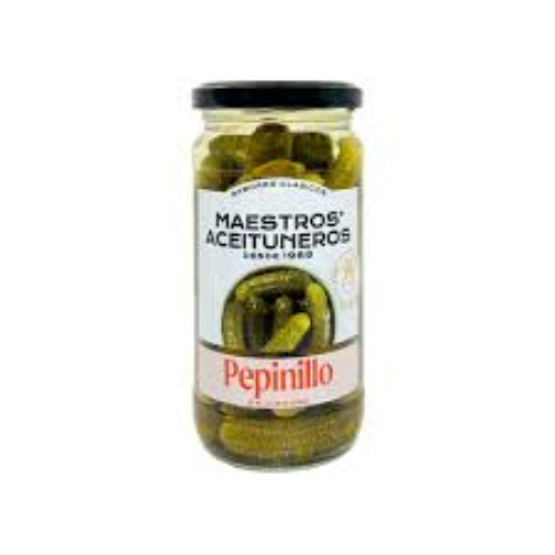 PEPINILLO EN VINAGRE UNO 345 GR MAESTROS ACEITU. 