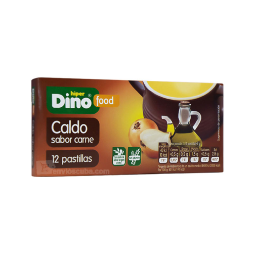 Pastillas de caldo de carne, 12x10 g