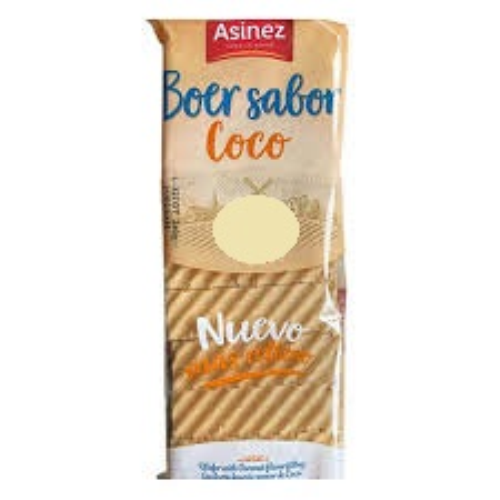 BARQUILLO COCO ASINEZ 240GR