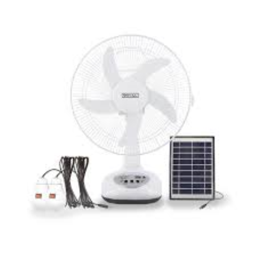  VENTILAOR DE MESA DE 16'''' RECARGABLE, MOD RA16RSL  CON BETERIAS Y PANEL SOLAR   M/ROYAL