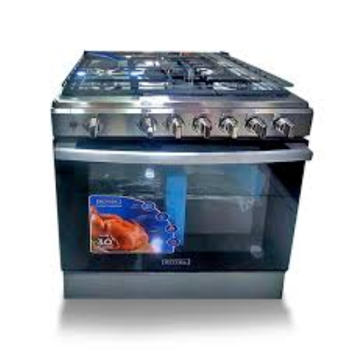 COCINA DE GAS DE HORNO REF REH76ACR, DE 5 HORNILLAS , M/ROYAL