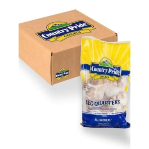 caja de pollo de 40 lb- 4 bolsa de pollo cuartos de 10 lb cada una