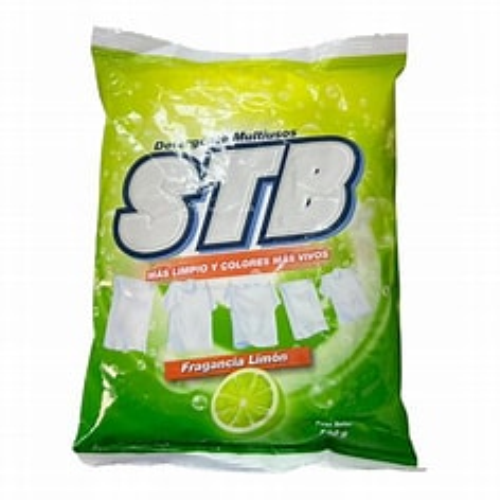 Detergente en polvo multiuso STB bolsa  500g Limon