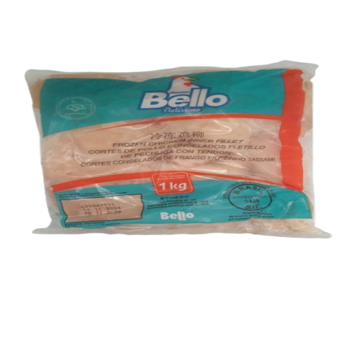 Filetillo de pechuga de pollo, S/piel 1 Kg