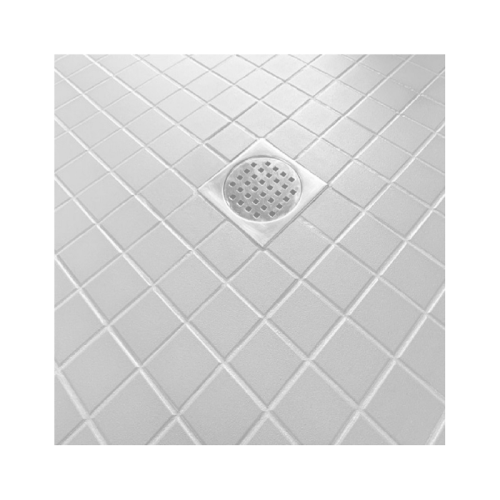 Mosaico Dover blanco 5x5 antideslizante 30.6 x 30.6 cm. 