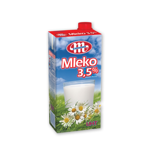 Leche entera UHT Mlekovita 3.5 % 1 L