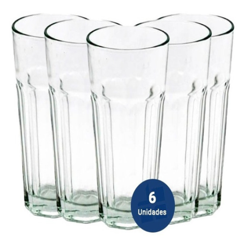 Set de vasos de cristal