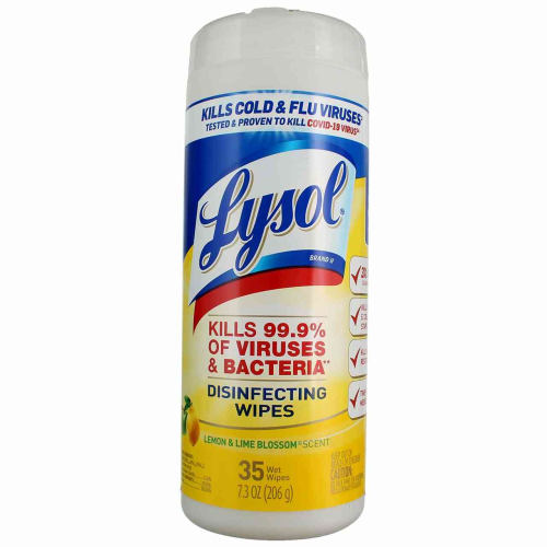 Toallitas desinfectantes LYSOL Lemon & Lime Blossom 35ct